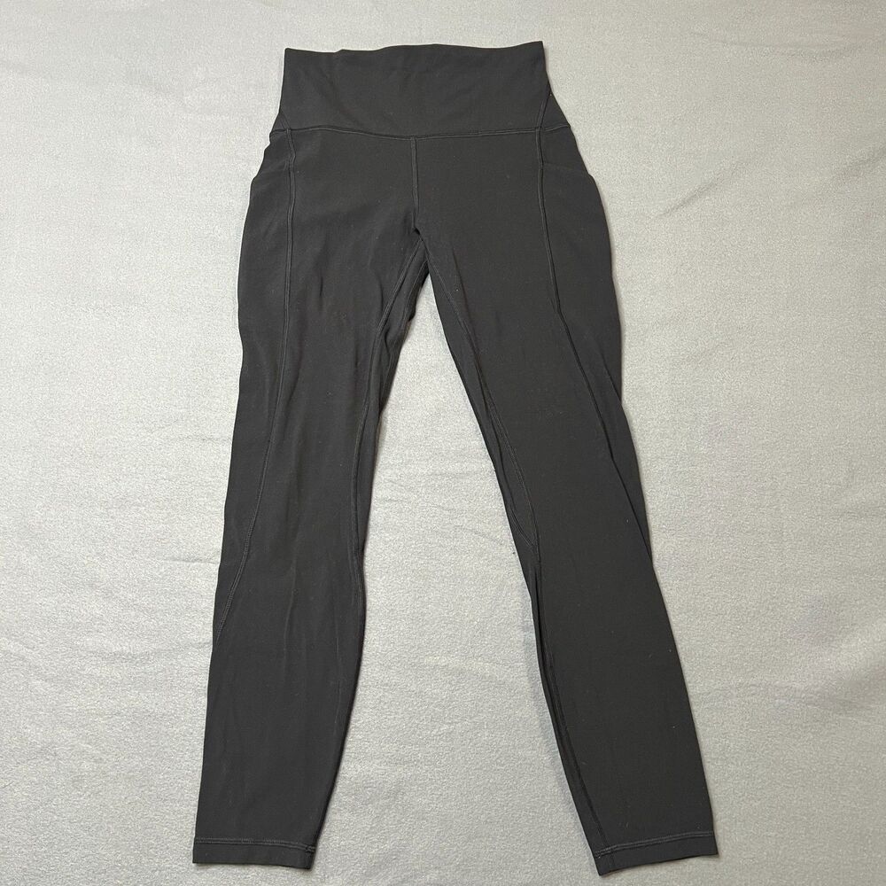 Lululemon Align Pants Women's Size 6 Black High-Rise Stretch Yoga 25" Leggings